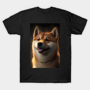 Happy Shiba Inu Dog T-Shirt